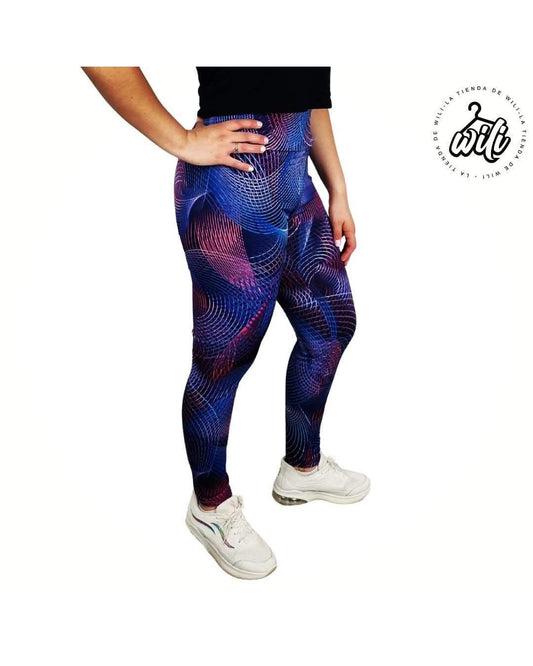 Calza deportiva con diseño