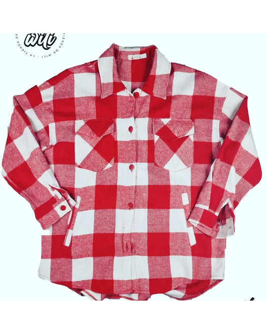 Leñadora mujer oversize