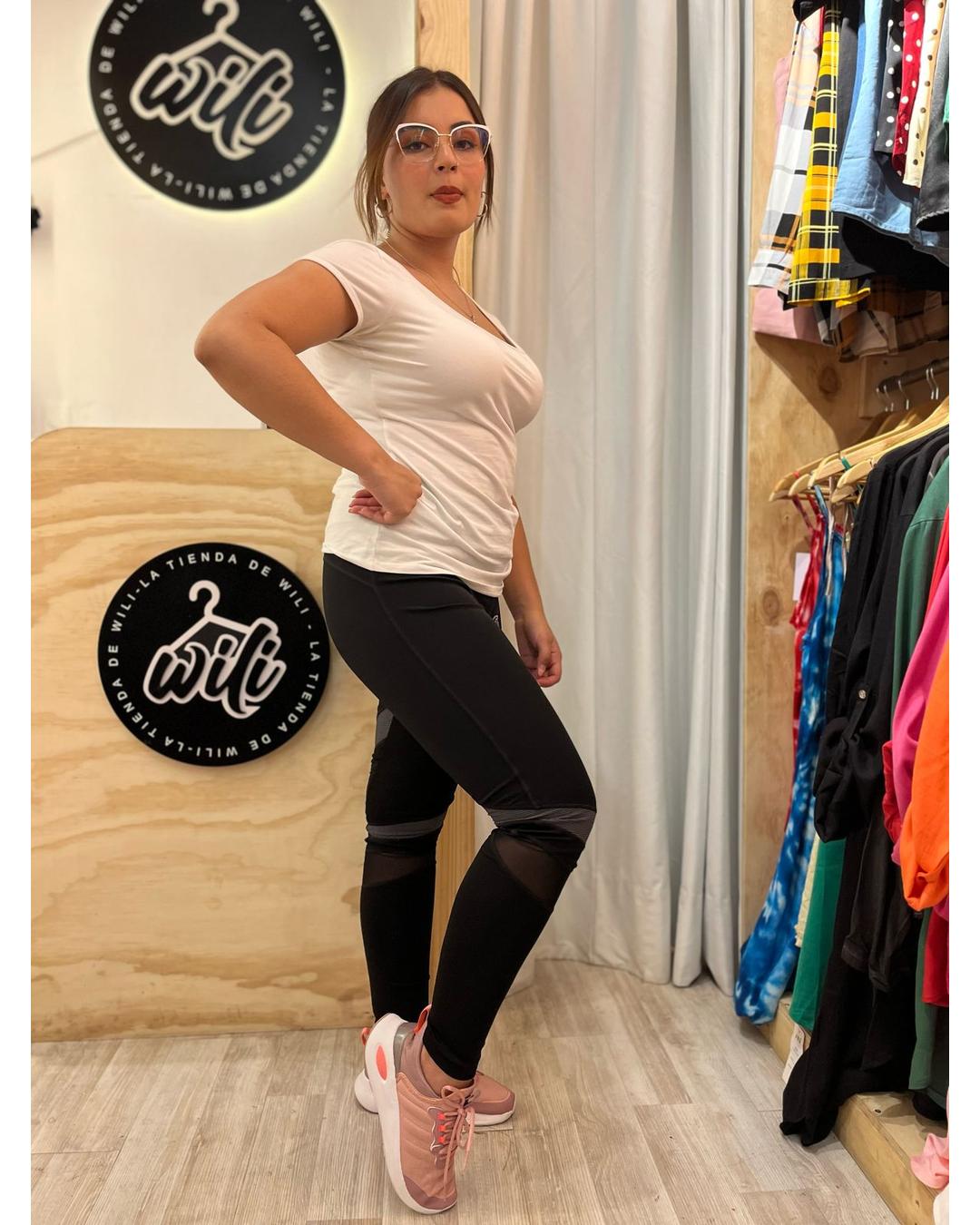 Calza negra deportiva