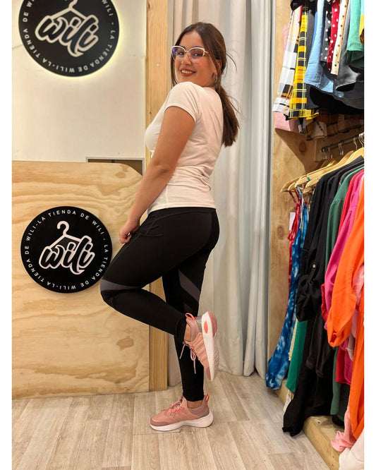 Calza negra deportiva