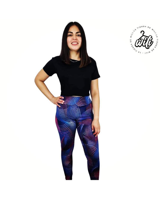 Calza deportiva con diseño