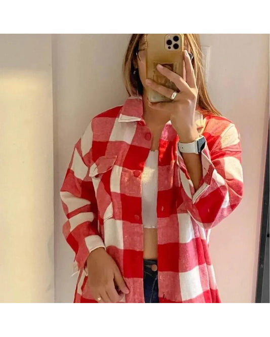 Leñadora mujer oversize