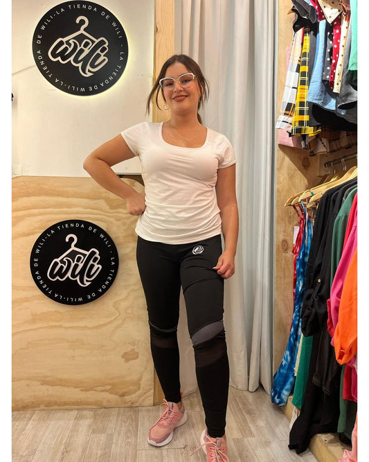 Calza negra deportiva